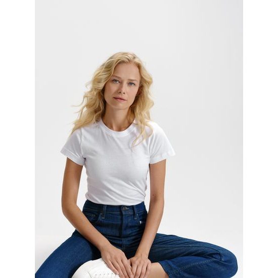 DAMEN T-SHIRT BASIC - KURZARM-T-SHIRTS - KLEIDUNG