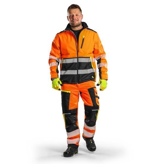 PÁNSKA REFLEXNÁ SOFTSHELLOVÁ BUNDA CXS BENSON - REFLEXNÉ BUNDY - PRACOVNÉ ODEVY