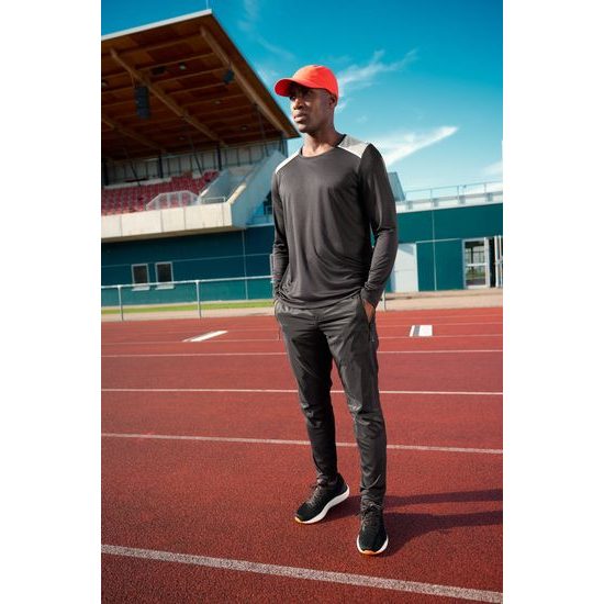 PÁNSKÉ BĚŽECKÉ TRIČKO S DLOUHÝM RUKÁVEM JN1386 - SPORTOVNÍ TRIČKA S DLOUHÝM RUKÁVEM - SPORTOVNÍ OBLEČENÍ