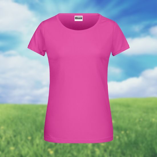 KLASICKÉ DÁMSKÉ TRIČKO Z BIOBAVLNY 8007 - TRIČKA Z BIOBAVLNY - OBLEČENÍ