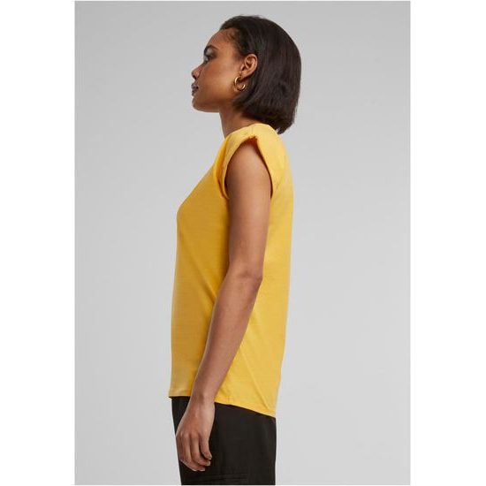 DAMEN T-SHIRT MIT UMGESCHLAGENEN ÄRMELN - KURZARM-T-SHIRTS - KLEIDUNG