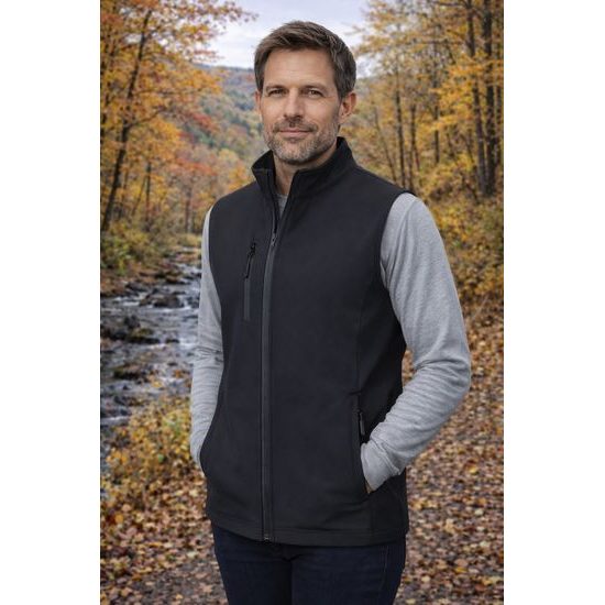 VESTĂ SOFTSHELL BĂRBAȚI TRAIL - VESTE DIN SOFTSHELL - ÎMBRĂCĂMINTE