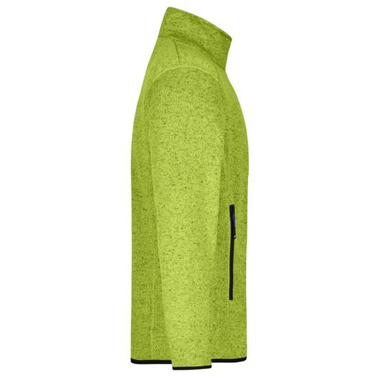 JACHETĂ PENTRU BĂRBAȚI DIN FLEECE TRICOTAT JN762 - GECI OUTDOOR - ECHIPAMENT SPORTIV