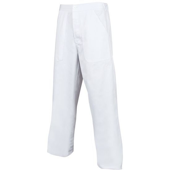 PANTALONI ALBI DE LUCRU PENTRU BĂRBAȚI SANDER - PANTALONI DE LUCRU - HAINE DE LUCRU