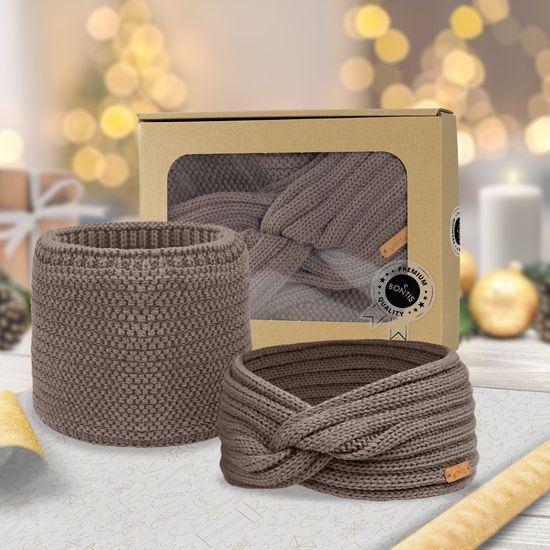 DARČEKOVÉ BALENIE: PREKRÍŽENÁ ČELENKA A NÁKRČNÍK - ČELENKY - ŠILTOVKY A ČIAPKY