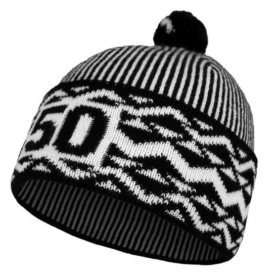 CĂCIULĂ RETRO „ZMIJOVKA“ BONTIS CU CIFRA VÂRSTEI BRODATĂ - FESURI CU POMPON - ACCESORII