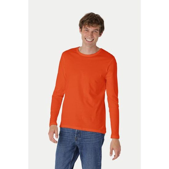 TRICOU CU MÂNECĂ LUNGĂ PENTRU BĂRBAȚI DIN BUMBAC ORGANIC FAIRTRADE - TRICOURI CU MÂNECĂ LUNGĂ - ÎMBRĂCĂMINTE