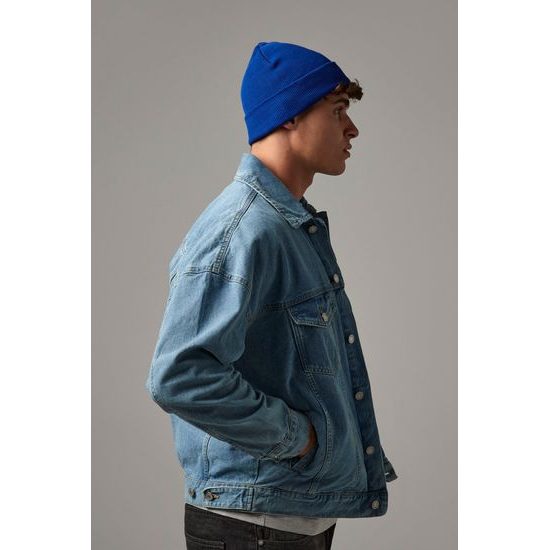 BEANIE AUS BIOBAUMWOLLE CUFFED - STRICKMÜTZEN - CAPS UND MÜTZEN