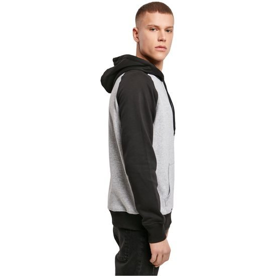 HERREN-ZWEIFARBEN-SWEATSHIRT MIT KAPUZE - SWEATSHIRTS OHNE REISSVERSCHLUSS - KLEIDUNG