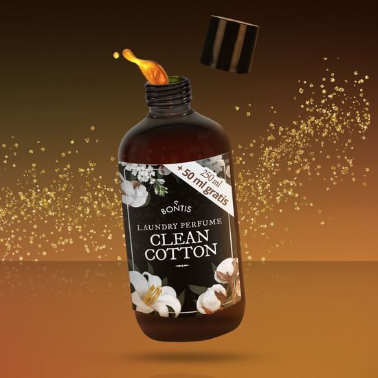 PARFÉM NA PRANÍ CLEAN COTTON 300 ML - PARFÉMY NA PRANÍ - DOMÁCNOST