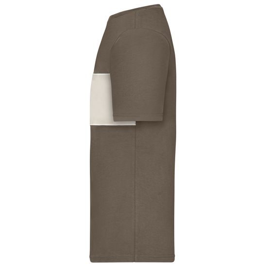 TRICOU CU BANDĂ CONTRASTANTĂ 8049 - TRICOURI CU MÂNECĂ SCURTĂ - ÎMBRĂCĂMINTE