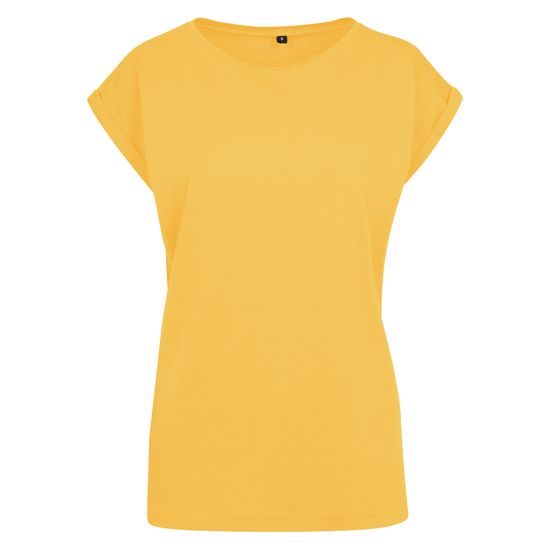 DAMEN T-SHIRT MIT UMGESCHLAGENEN ÄRMELN - KURZARM-T-SHIRTS - KLEIDUNG