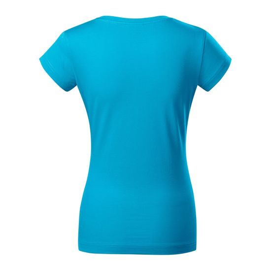 DÁMSKE TRIČKO FIT V-NECK - TRIČKÁ S KRÁTKYM RUKÁVOM - OBLEČENIE