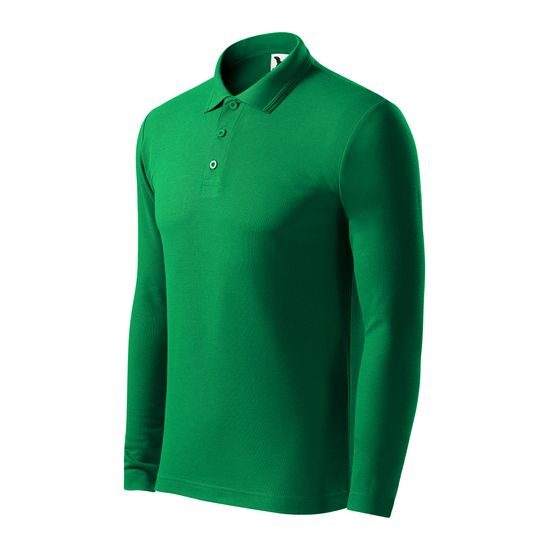 TRICOU POLO BĂRBAȚI CU MÂNECĂ LUNGĂ PIQUE POLO LS - BLUZE POLO CU MÂNECĂ LUNGĂ - ÎMBRĂCĂMINTE