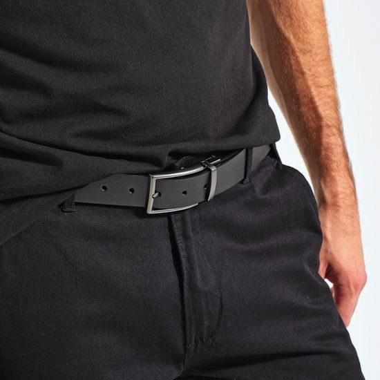 CUREA REVERSIBILĂ DIN PIELE - CURELE ȘI BUZUNARE - HAINE DE LUCRU