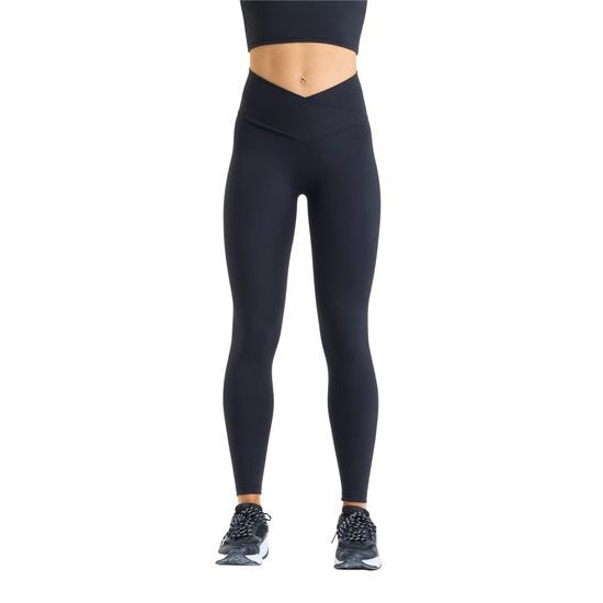 DAMEN LUXE LEGGINGS MIT ÜBERKREUZTEM BUND - SPORT LEGGINGS - SPORT KLEIDUNG