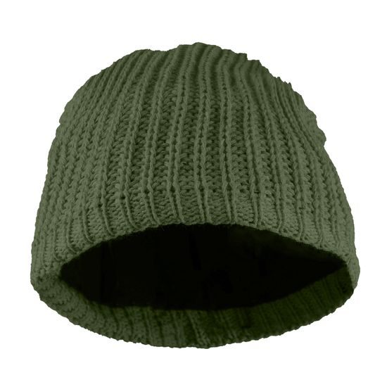 WOMEN'S SLOUCHY WINTER HAT WITH FLEECE - KNITTED BEANIES - ACCESSORIES