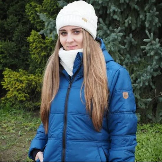 DAMEN WINTERMÜTZE MIT UMGESCHLAGENER KREMPE - STRICKMÜTZEN - CAPS UND MÜTZEN