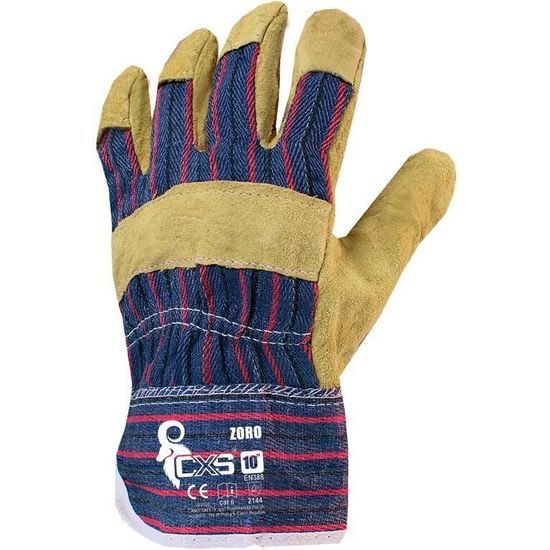 LEDER ARBEITSHANDSCHUHE ZORO - ALLROUND-HANDSCHUHE - ARBEITS KLEIDUNG