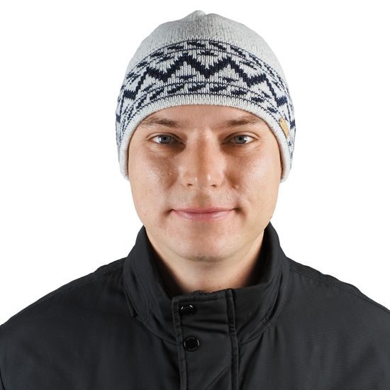 FES DIN MERINO CU MODEL ZIGZAG - CĂCIULI TRICOTATE - ACCESORII