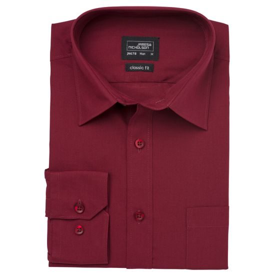 CĂMAȘĂ CU MÂNECĂ LUNGĂ PENTRU BĂRBAȚI JN678 - CĂMĂȘI CU MÂNECĂ LUNGĂ - ÎMBRĂCĂMINTE