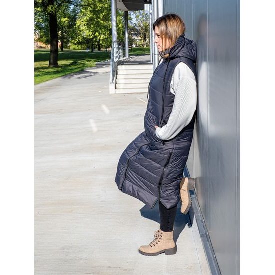 DLHÁ DÁMSKA VESTA CXS FONTANA - PREŠÍVANÉ VESTY - OBLEČENIE