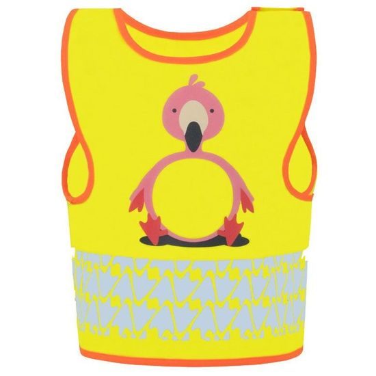 VESTĂ REFLECTORIZANTĂ PENTRU COPII CU MOTIVE ANIMALE - HAINE DE LUCRU PENTRU COPII - ÎMBRĂCĂMINTE PENTRU COPII