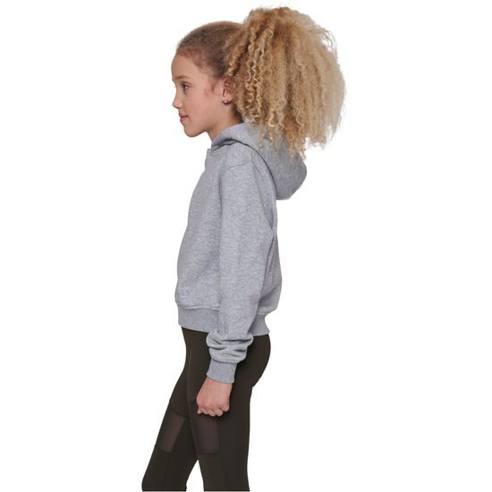 DIEVČENSKÁ CROP TOP MIKINA S KAPUCŇOU - DETSKÉ MIKINY - DETSKÉ OBLEČENIE