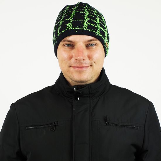 KÉTSZÍNŰ FÉRFI TÉLI SAPKA - KÖTÖTT SAPKÁK - BASEBALL SAPKÁK ÉS SAPKÁK