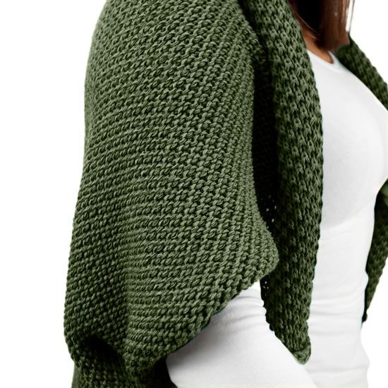 KNITTED CARDIGAN WITH ADJUSTABLE LENGTH - JUMPERS - CLOTHING