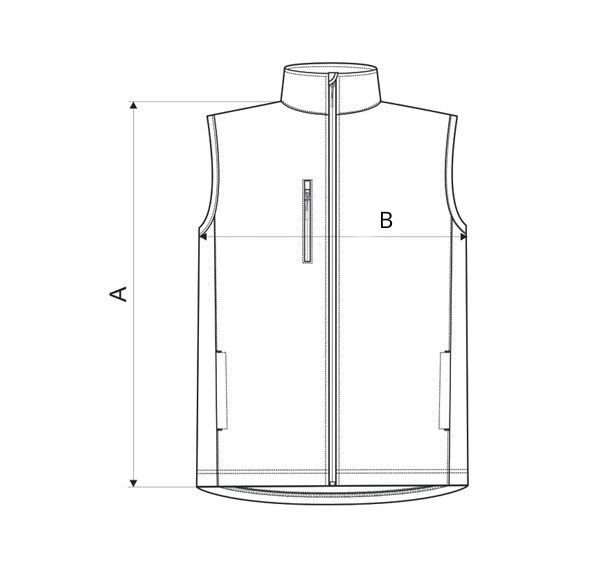 Trail férfi softshell mellény