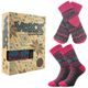 SET AUS WINTERLICHEN STRICKSOCKEN UND FÄUSTLINGEN - ALLTAGS-SOCKEN - SCHUHE