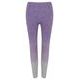 DAMEN SPORTLEGGINGS IN MELANGE-OPTIK - ELASTISCHE SPORTHOSEN - SPORT KLEIDUNG