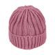 KNITTED HAT WITH RIBBED PATTERN - KNITTED BEANIES - ACCESSORIES