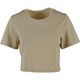 TRICOU CROP TOP CU MÂNECĂ SCURTĂ PENTRU FEMEI - TOPURI CROP TOP - ÎMBRĂCĂMINTE