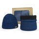 GESCHENKSET: HERREN-STRICKMÜTZE MIT STREIFEN UND LOOP-SCHAL - GESCHENKSETS - SETS UND GESCHENKE