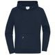 STYLISCHER DAMEN-HOODIE MIT KAPUZE 8045 - SWEATSHIRTS OHNE REISSVERSCHLUSS - KLEIDUNG