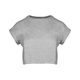 DÁMSKE CROP TOP TRIČKO - TRIČKÁ S KRÁTKYM RUKÁVOM - OBLEČENIE