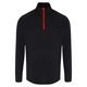 PÁNSKE TRIČKO S DLHÝM RUKÁVOM A 1/4 ZIPSOM - ŠPORTOVÉ TRIČKÁ S DLHÝM RUKÁVOM - ŠPORTOVÉ OBLEČENIE