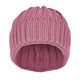 KNITTED HAT WITH RIBBED PATTERN - KNITTED BEANIES - ACCESSORIES