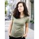 DAS MODEL IST 160 CM GROSS UND TRÄGT GRÖSSE S. - T-SHIRTS AUS BIO-BAUMWOLLE - KLEIDUNG