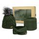 DÁRKOVÉ BALENÍ: DÁMSKÁ ČEPICE S BAMBULÍ, ČELENKA A NÁKRČNÍK - DÁRKOVÁ BALENÍ - SETY A DÁRKY