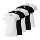 5ER-SET: DAMEN BASIC T-SHIRT - KURZARM-T-SHIRTS - KLEIDUNG