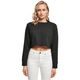 DÁMSKÉ CROP TOP TRIČKO S DLOUHÝM RUKÁVEM - CROP TOPY - OBLEČENÍ