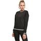 DAMEN-SWEATSHIRT MIT GESTREIFTEN BÜNDCHEN - SWEATSHIRTS OHNE REISSVERSCHLUSS - KLEIDUNG