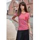 DAMEN GESTREIFTES T-SHIRT AUS BIO-BAUMWOLLE 8027 - GESTREIFTE T-SHIRTS - KLEIDUNG