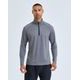 TRICOU BĂRBĂTESC CU MÂNECĂ LUNGĂ ȘI FERMOAR 1/4 - BLUZE SPORT CU MÂNECI LUNGI - ECHIPAMENT SPORTIV