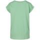 VOLNÉ DÁMSKÉ TRIČKO S OHRNUTÝMI RUKÁVY - TRIČKA S KRÁTKÝM RUKÁVEM - OBLEČENÍ