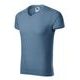 PÁNSKE TRIČKO SLIM FIT V-NECK - TRIČKÁ S KRÁTKYM RUKÁVOM - OBLEČENIE