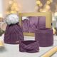 GIFT SET: WOMEN'S POMPOM HAT, HEADBAND AND NECK WARMER - GIFT SETS - SETS AND GIFTS